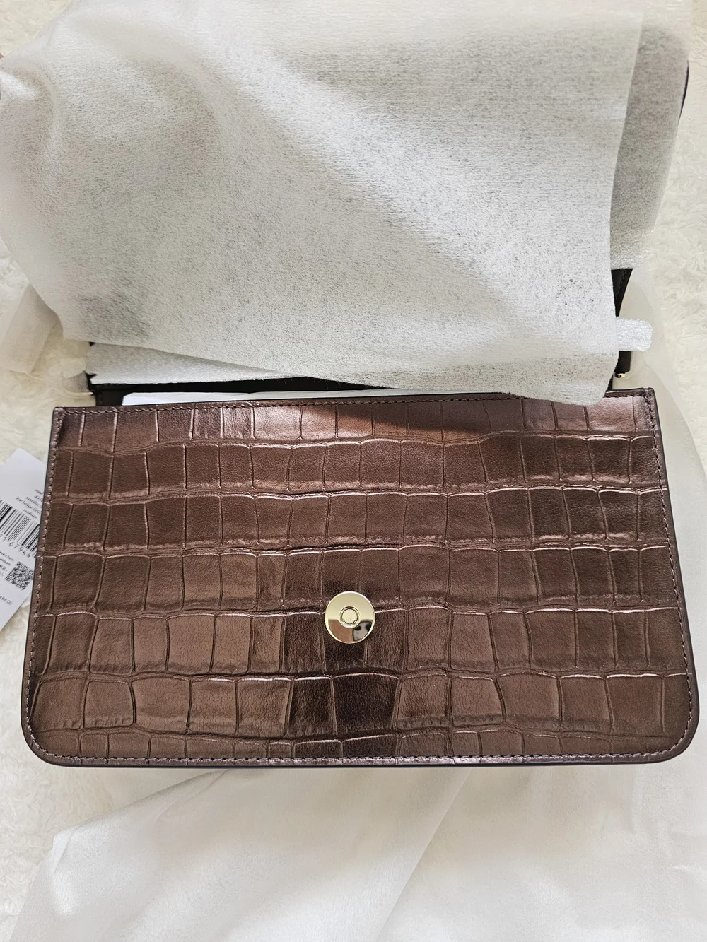 kate spade structured croc